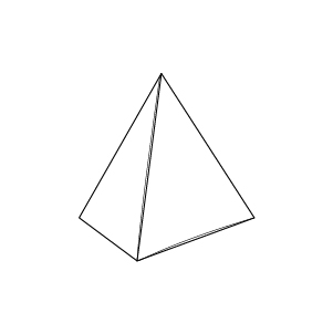 Caixa triangular
